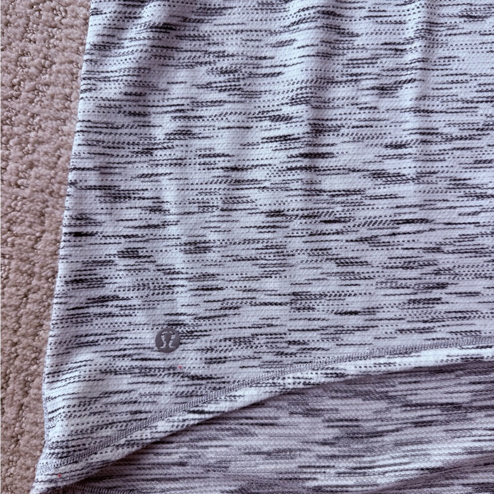 Gray Marl Racerback Lululemon Top - Picture 3 of 3